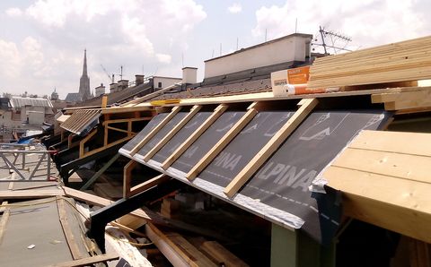 Dachgeschoßausbau, 1010 Wien — Ansicht 3