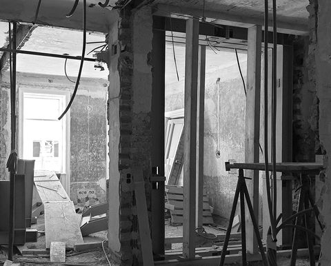 Baustelle — Zinshaussanierung / Dachgeschoßzubau, 1190 Wien